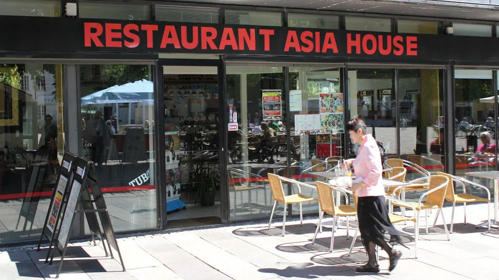 Asia House menu